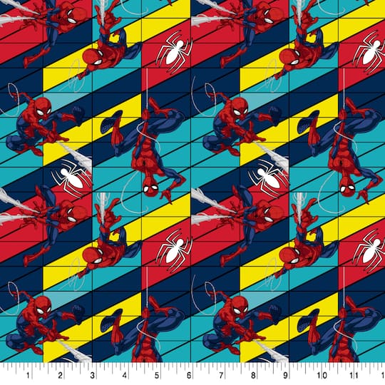 Marvel® Spider-Man Swinging Cotton Fabric